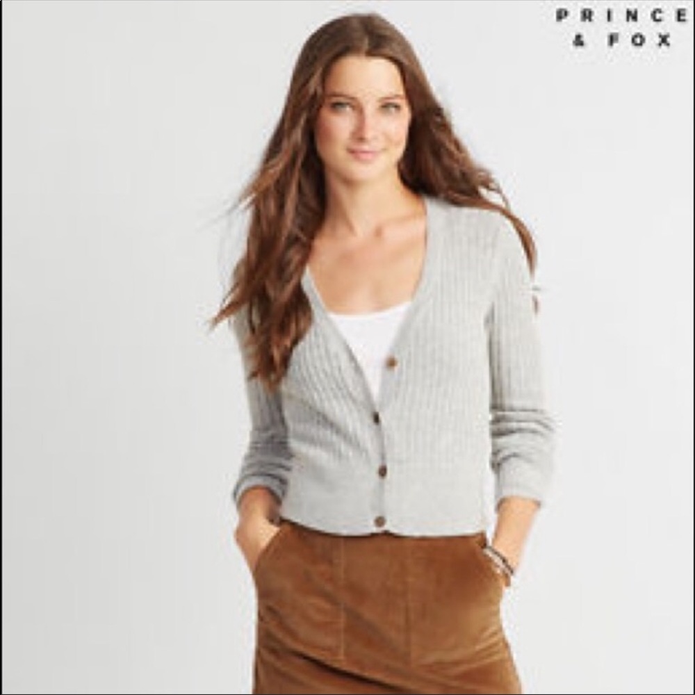 Prince & Fox cropped sweater, NWT
